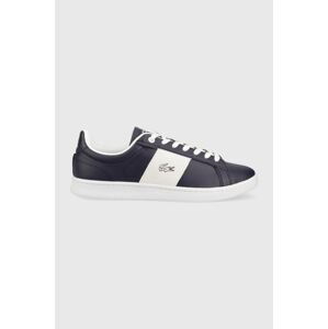 Tenisky Lacoste Carnaby Pro Leather Colour Contrast tmavomodrá farba, 45SMA0060