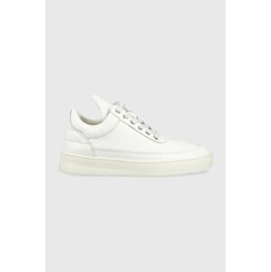 Kožené tenisky Filling Pieces Low Top Ripple Nappa biela farba, 25121721855