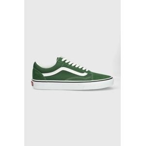 Tenisky Vans Old Skool zelená farba, VN0005UF6QU1