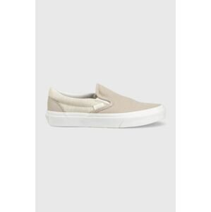 Tenisky Vans Classic Slip-On béžová farba, VN0A7Q5DNTR1