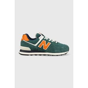 Tenisky New Balance U574DI2 zelená farba