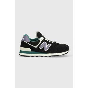 Tenisky New Balance U574LV2 čierna farba