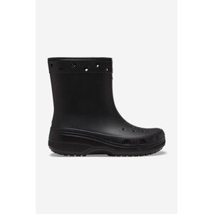 Gumáky Crocs Classic Rain Boot 208363.BLACK-BLACK, čierna farba