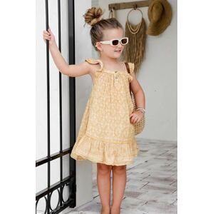 Detské slnečné okuliare Elle Porte biela farba