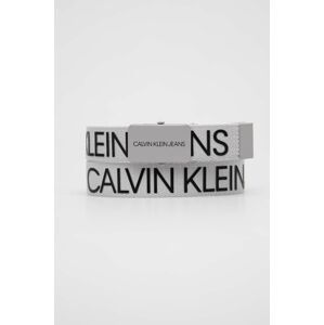 Detský opasok Calvin Klein Jeans šedá farba