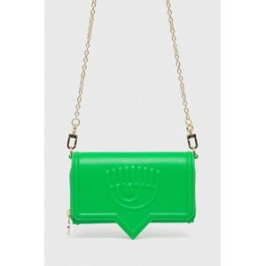 Peňaženka Chiara Ferragni dámsky, zelená farba