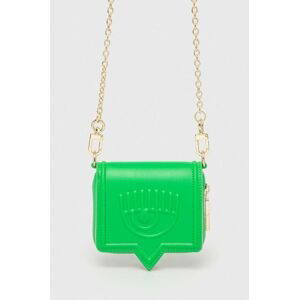 Peňaženka Chiara Ferragni dámsky, zelená farba