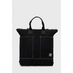 Bavlnený batoh Vans čierna farba, veľký, jednofarebný