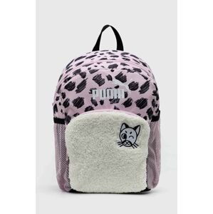 Detský ruksak Puma PU MATE Backpack ružová farba, malý, vzorovaný