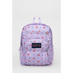 Ruksak Jansport fialová farba, veľký, vzorovaný