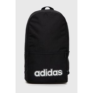 Ruksak adidas čierna farba, veľký, s potlačou