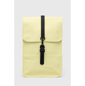 Ruksak Rains 12800 Backpack Mini žltá farba, veľký, jednofarebný