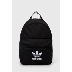 Ruksak adidas Originals čierna farba, malý, jednofarebný