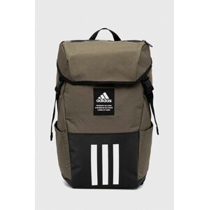 Ruksak adidas Performance zelená farba, veľký, s potlačou