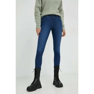 Rifle Wrangler High Rise Skinny Cozy Night dámske, vysoký pás