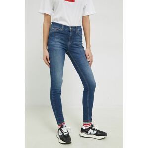 Rifle Tommy Jeans Nora dámske, stredne vysoký pás