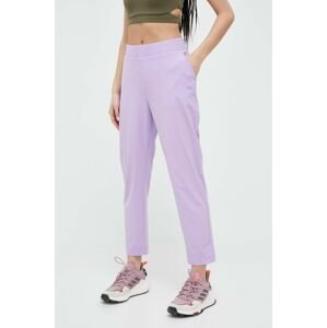 Športové nohavice Helly Hansen Thalia 2.0 dámske, fialová farba, jednofarebné