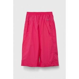 Detské bavlnené nohavice Birba&Trybeyond ružová farba, jednofarebné