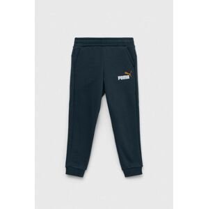 Detské tepláky Puma ESS+ 2 Col Logo Pants FL cl B jednofarebné