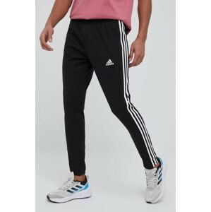 Tréningové nohavice adidas Essentials čierna farba, s nášivkou