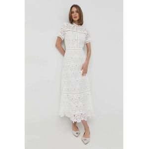 Šaty Ivy Oak biela farba, maxi, rovný strih
