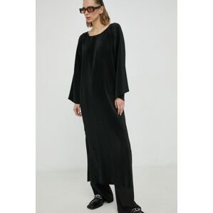 Šaty By Malene Birger Viella čierna farba, maxi, oversize