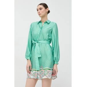 Šaty Liu Jo zelená farba, mini, oversize