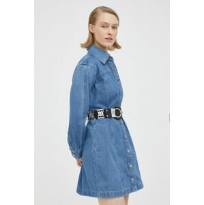 Rifľové šaty Levi's mini, oversize