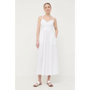 Šaty Marella biela farba, maxi, áčkový strih