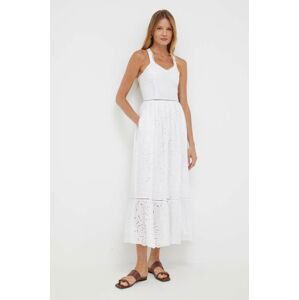 Šaty MAX&Co. biela farba, maxi, áčkový strih