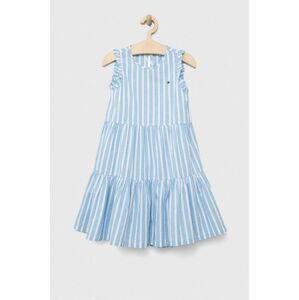 Dievčenské šaty Tommy Hilfiger mini, áčkový strih