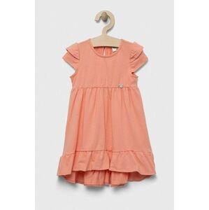 Šaty pre bábätká Birba&Trybeyond oranžová farba, mini, áčkový strih