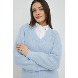 Bavlnený sveter Tommy Hilfiger dámsky