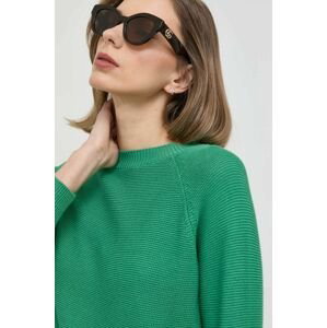 Bavlnený sveter Weekend Max Mara dámsky, zelená farba, tenký