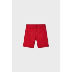 Detské krátke nohavice Mayoral červená farba