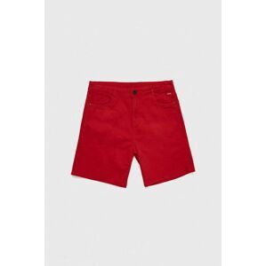 Detské krátke nohavice Birba&Trybeyond červená farba