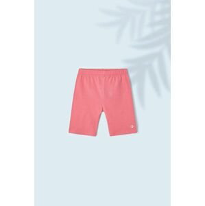 Detské krátke nohavice Mayoral ružová farba, jednofarebné