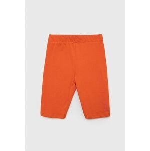 Detské krátke nohavice Birba&Trybeyond oranžová farba, jednofarebné