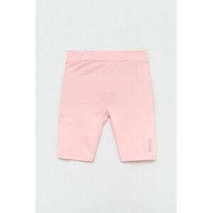 Detské krátke nohavice Birba&Trybeyond ružová farba, jednofarebné