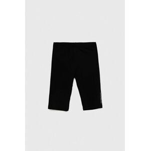 Detské krátke nohavice Birba&Trybeyond čierna farba, s potlačou