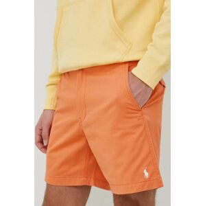 Šortky Polo Ralph Lauren pánske, oranžová farba