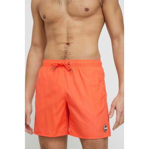 Plavkové šortky Colmar oranžová farba