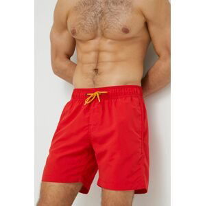 Plavkové šortky G-Star Raw červená farba
