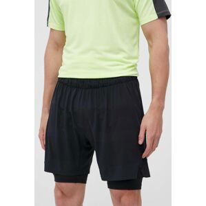 Športové krátke nohavice Rossignol pánske, čierna farba