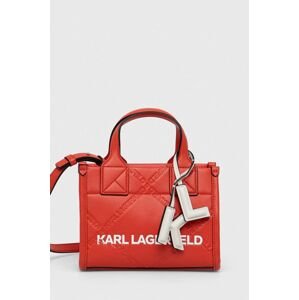 Kabelka Karl Lagerfeld červená farba