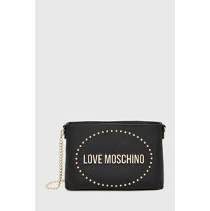 Kabelka Love Moschino čierna farba