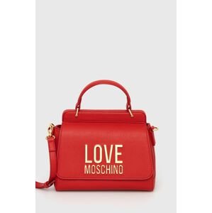 Kabelka Love Moschino červená farba