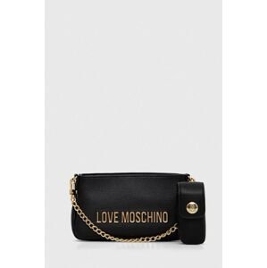 Kabelka Love Moschino čierna farba