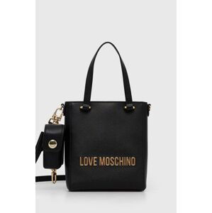 Kabelka Love Moschino čierna farba