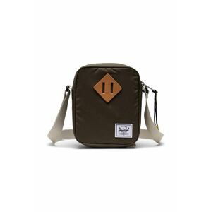 Malá taška Herschel 11239-05738-OS Heritage zelená farba